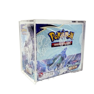 Caja Acrílica Transparente Personalizada al por Mayor con Protección UV Alta y Tapa Magnética Resistente para Almacenamiento de Tarjetas - Product Image 1