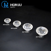 OEM 50mm * 19mm Lentille Unique LED COB Piste Lumière Spot Led Lentille Optique Led Lentilles Réflecteurs Downlight Lentille