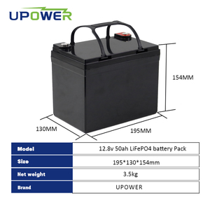 Uli chu kỳ sâu 12V 50Ah LiFePO4 pin năng lượng mặt trời có thể sạc lại lfp12v Pin Lithium cho up Scooter Hệ thống lưu trữ - Product Image 2