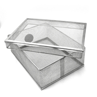 Boîtier de protection en maille métallique tissée en acier inoxydable pour routeur WiFi, protection pare-feu, découpe pour réduire les radiations nocives