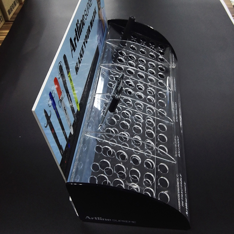 Custom High Quality Hot Sale Acrylic Pen Counter Display for Company Staff — view 6