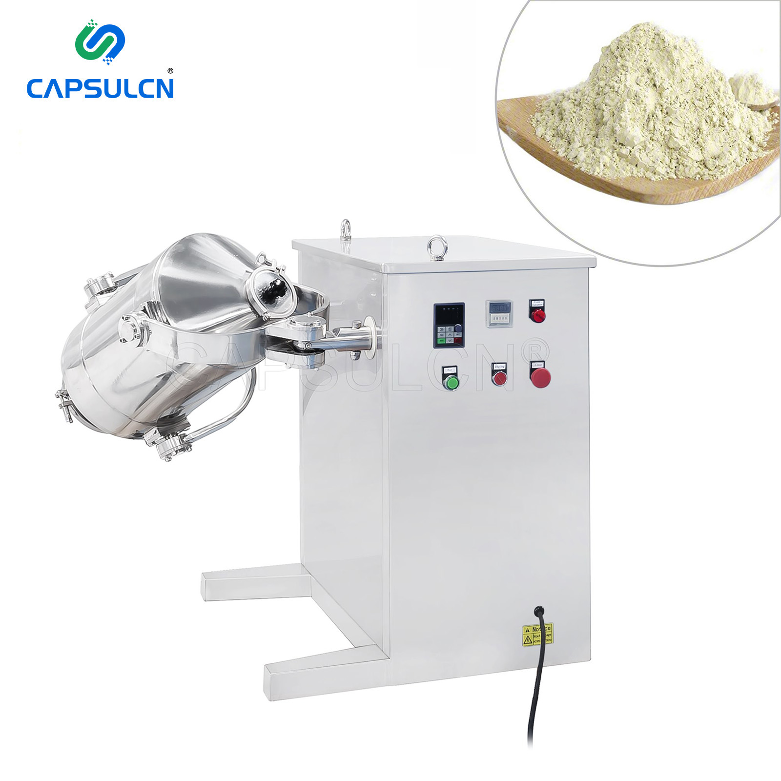 Сухая промышленная машина для смешивания порошков, лабораторная машина для смешивания порошков С Вращающимся барабаном, капсул SH-30