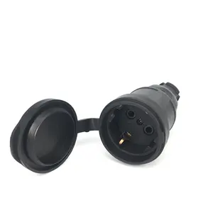 Manufacturers wholesale European-German rubber socket industrial equipment waterproof socket