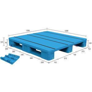 1200x1200 nhiệm vụ nặng nề <span class=keywords><strong>Pallet</strong></span> Nhựa cho hậu cần giao thông vận tải đôi bên Lớn Stackable đảo ngược <span class=keywords><strong>Pallet</strong></span> Nhựa - Product Image 4