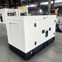 Générateur diesel silencieux blanc triphasé 15 KVA 12 KW à châssis ouvert, démarrage automatique, démarrage à distance, ATS, moteur Yangdong