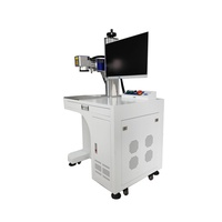 Machine de marquage et de découpe au laser à fibre de bureau CNC en état neuf, refroidie par air, haute productivité, prise en charge des formats graphiques BMP AI DXF PLT