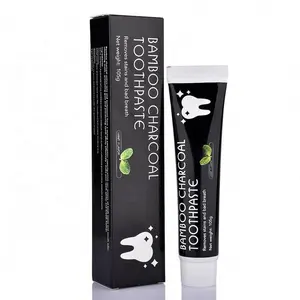 Toothpaste 100% Bamboo Whitening Organic Activated Charcoal Toothpaste Suppliers Private Label