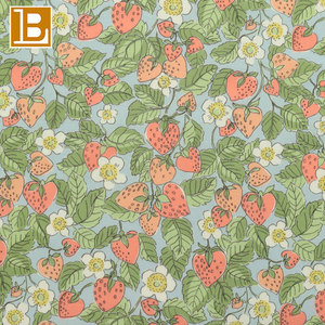 Tela Estampada <span class=keywords><strong>de</strong></span> Popelina 100% Algodón Tana Lawn <span class=keywords><strong>de</strong></span> Liberty of London, Diseño Strawberry Dream, Entrega Rápida BILU, Personalizada - Product Image 5