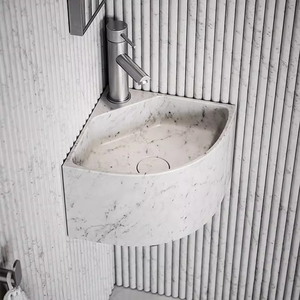 Lavabo <span class=keywords><strong>de</strong></span> Mármol <span class=keywords><strong>para</strong></span> <span class=keywords><strong>Baño</strong></span>, Lavamanos <span class=keywords><strong>de</strong></span> Travertino Esquinero, Pulido, Mueble <span class=keywords><strong>de</strong></span> <span class=keywords><strong>Baño</strong></span> con Lavabo <span class=keywords><strong>de</strong></span> Mármol - Product Image 3