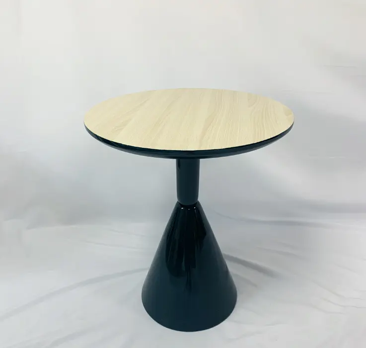 Fiberglas reçine yemek masası yuvarlak lüks D50 D110cm iç mekan mobilyası tasarım