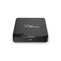 Android 14 Wifi6 X96 Mate H618 TV Box AndroidTV Quad Core BT 2.4G 5G Wifi 2GB RAM 8GB 16GB ROM Almacenamiento 4K HD Set Top Box