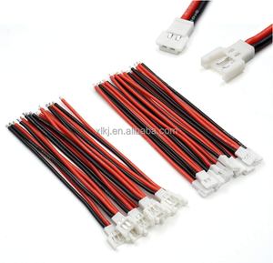 2.0mm Spade 2P cáp 8cm dẫn cắm kết nối nam nữ cho 1S Pin sạc Syma X5C X5SW <span class=keywords><strong>snaptain</strong></span> s5c bay không người lái liên hệ với Đồng - Product Image 1