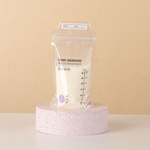 Bolsas para Almacenar Leche Materna Libres de BPA, Autoportantes con Boquilla Vertedora, Convenientes para la Lactancia y Almacenamiento de Leche, Refrigeración y Congelación - Product Image 1