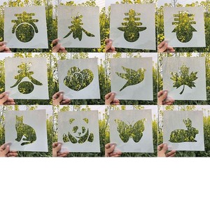 Plantilla de papel con diseño de personaje de primavera de 20 cm x 20 cm para proyectos creativos de fotografía y arte DIY - Product Image 3