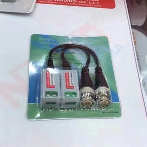 <span class=keywords><strong>Balun</strong></span> de transmisión de vídeo <span class=keywords><strong>UTP</strong></span> para CCTV, accesorios de cámara de CCTV original, 1 par, pasivo, AHD, TVI, CVI, de fábrica - Product Image 1