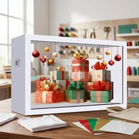 Caja de Exhibición LCD Holográfica Transparente de 21.5-98 Pulgadas con Pantalla Táctil Virtual Digital, Clasificación a Prueba de Polvo, Función SDK