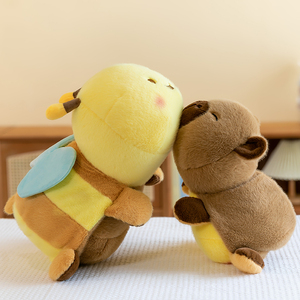 En gros, <span class=keywords><strong>Peluche</strong></span> Capybara inversée, douce, petite, style dessin animé, créative, cadeau Kawaii - Product Image 5