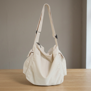 Fashion Cotton Messenger Tote <b>Bag</b> for Women Geometric Boho Pattern Zipper Closure <b>Medium</b> <b>Size</b> Custom Design Shopping Travel <b>Bag</b> - Product Image 3