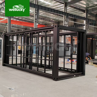 Maison préfabriquée modulaire en conteneur, solution d'hébergement temporaire d'urgence pour les secours en cas de guerre et la reconstruction