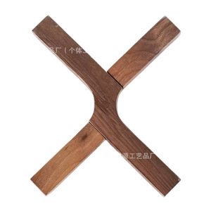 Sous-plat pliable en bois massif en forme de X pour la cuisine, design moderne, origine Shandong - Product Image 5