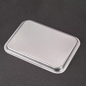 Yurtrain Piatto Rettangolare in Acciaio Inossidabile Stile Coreano con Motivo Solido, per Cena, Cottura e Antipasti, Grado Alimentare - Product Image 3