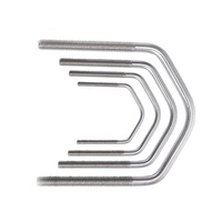 Boulon en U en acier au carbone haute résistance norme ISO JM Hardware pour tuyauterie marine robuste