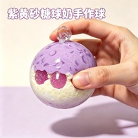 Balle anti-stress DIY aux fruits croustillants, Balle anti-stress sonore faite à la main, Balle anti-stress de Noël croustillante et moelleuse