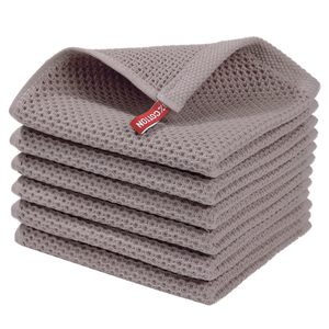 Serviette de cuisine carrée en coton <span class=keywords><strong>nid</strong></span> <span class=keywords><strong>d</strong></span>'<span class=keywords><strong>abeille</strong></span>, facile à nettoyer, avec crochet - Product Image 3
