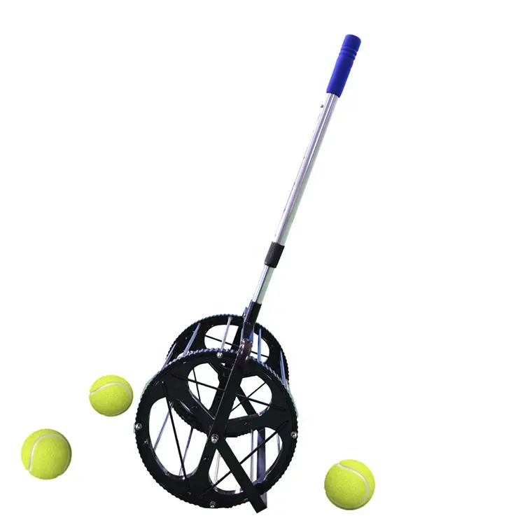 Wholesale Professional Portable Tennis Ball Picker Telescopic Handle Collector Training Equipment