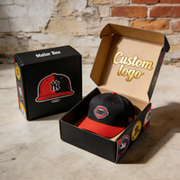 Caja de Regalo de Papel para Sombreros Vintage a Precio de Mayoreo, Diseño Retro, Estilo Antiguo, Caja para Gorras Snapback, Caja de Empaque Personalizada para Sombreros