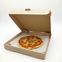 Boîte à pizza en carton carré personnalisée avec logo, série SP3423, écologique, recyclable, résistante à l'huile, pour restaurant