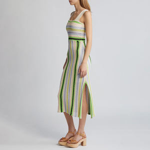 2023 Otoño e Invierno mujer mezcla de colores suéter vestido cómodo Color sólido suéter de punto mujeres - Product Image 2