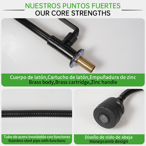 Solvex sang trọng duy nhất lạnh phổ bếp Vòi trượt mùa xuân mở rộng với bể nước cho khách sạn bán buôn - Product Image 6