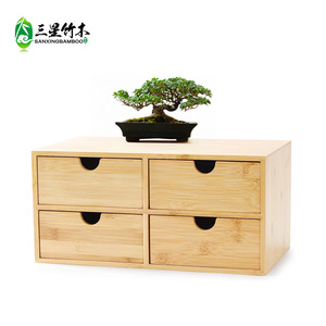 Japanese-style bamboo <b>storage</b> <b>box</b>, multi-layered multi-functional <b>drawer</b> <b>box</b>, jewelry <b>box</b>, miscellaneous items <b>storage</b> <b>box</b> for - Product Image 4