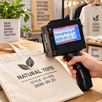 Expédition rapide, imprimante à jet d'encre portable haute vitesse 600 DPI pour l'impression d'enseignes, de numéros, de codes QR, de codes-barres, de logos et de dates d'expiration