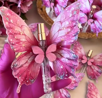 Bouteille de parfum 3D en forme de papillon, ornements décoratifs haut de gamme, souvenir, carte de parfum DIY