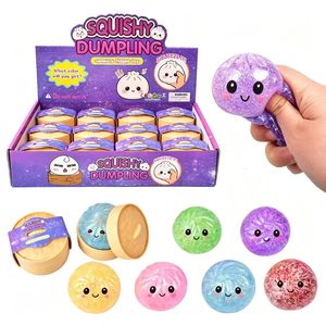Dumpling Squishy Mystery Box Food Contact Grade Ready <b>Shelf</b> Display Package Mystery Squishies <b>Desktop</b> Anxiety Vent Ornament - Product Image 1
