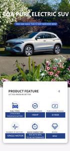 Voiture électrique chinoise <span class=keywords><strong>Mer</strong></span>-cedes-Ben-z <span class=keywords><strong>EQA</strong></span> 260 (2025) 100% électrique 190 chevaux SUV compact traction avant SUV chinois - Product Image 5