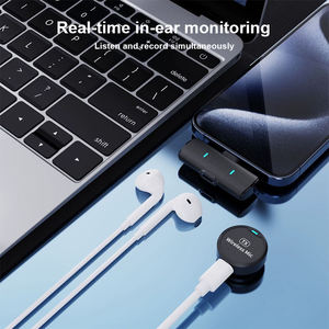 Lot de 2 microphones Lavalier sans fil magnétiques puissants pour IPhone, IPad, téléphone Android, mini microphone à revers pour l'enregistrement vidéo - Product Image 6