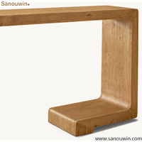Moderner Massivholz-Konsolentisch Eingangsbereich Flurtisch Minimalistisches Design für Wohnzimmer Hotel Zuhause