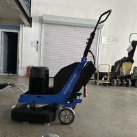 Machine à polir les sols en béton, moteur manuel, 220V/380V, meuleuse humide/sèche, haute efficacité