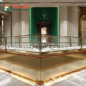 High Visibility Jewelry Retail Display System Tempered Glass Panel Commercial Store Glass Showcase - Product Image 3