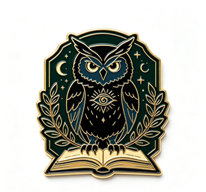 Custom Enamel Metal Lapel <b>Pin</b> Owl <b>Badge</b> Gold Plated Irregular Emblem for Caps Bags Gift Souvenir - Product Image 4