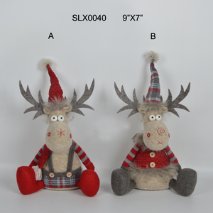 Gnomo di Babbo Natale Estensibile in Peluche, Statuetta di Mr e Mrs Santa, Gnomo Natalizio - Product Image 3