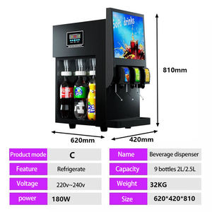 Distributeur de Cola Électrique Commercial pour Boissons Gazeuses et Jus – Machine à Boissons Post-Mix - Product Image 6