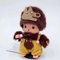 Promotion jouet japonais Kawaii Munchki peluche Animal dessin animé Figure mignon 15cm nouveau singe Mon Chichi bébé Peluches poupée en peluche