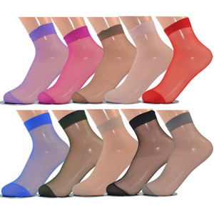 Chaussettes fines en <span class=keywords><strong>nylon</strong></span> transparentes à hauteur de la cheville, <span class=keywords><strong>bas</strong></span> courts, <span class=keywords><strong>bas</strong></span> transparents à hauteur de la cheville pour femmes <span class=keywords><strong>et</strong></span> filles, vente en gros - Product Image 4