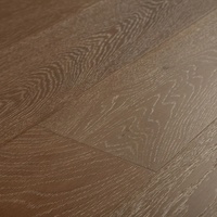 Parquet en chêne blanc commercial, qualité ABCD, chêne européen rustique, 14 mm, bois massif, parquet contrecollé en bois dur