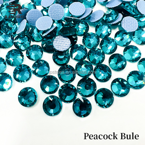 Lâche ronde en gros AB couleur fer <span class=keywords><strong>sur</strong></span> pierres <span class=keywords><strong>haute</strong></span> qualité SS6-30 cristal strass Hotfix strass pour robes et vêtements - Product Image 3