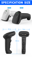 Lecteur de codes-barres 2D filaire USB en gros avec mode de détection automatique pour la vente au détail, les points de vente, les supermarchés et l'inventaire d'entrepôt